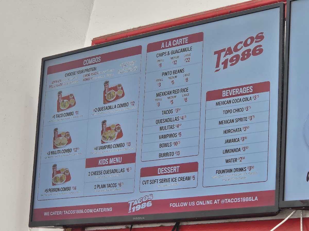 Tacos 1986 Menu - Image 3